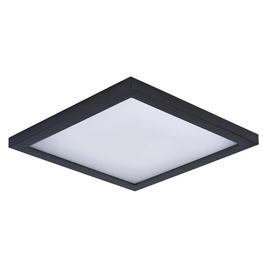 Maxim Lighting Wafer LED 9" Square Ceiling Light in Bronze