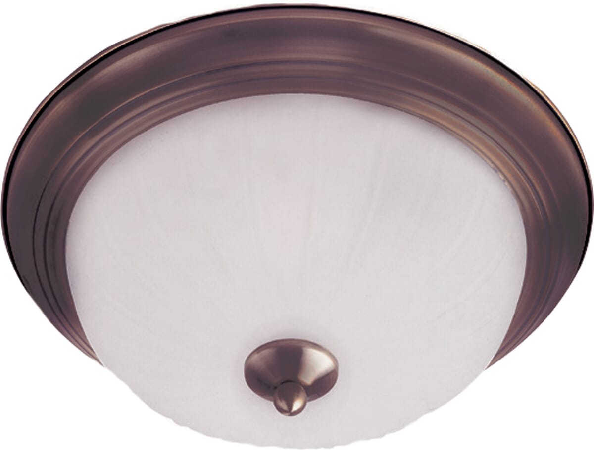 Maxim Lighting Essentials 2-Light Flush Ceiling Light in Oil Rubbed Bronze