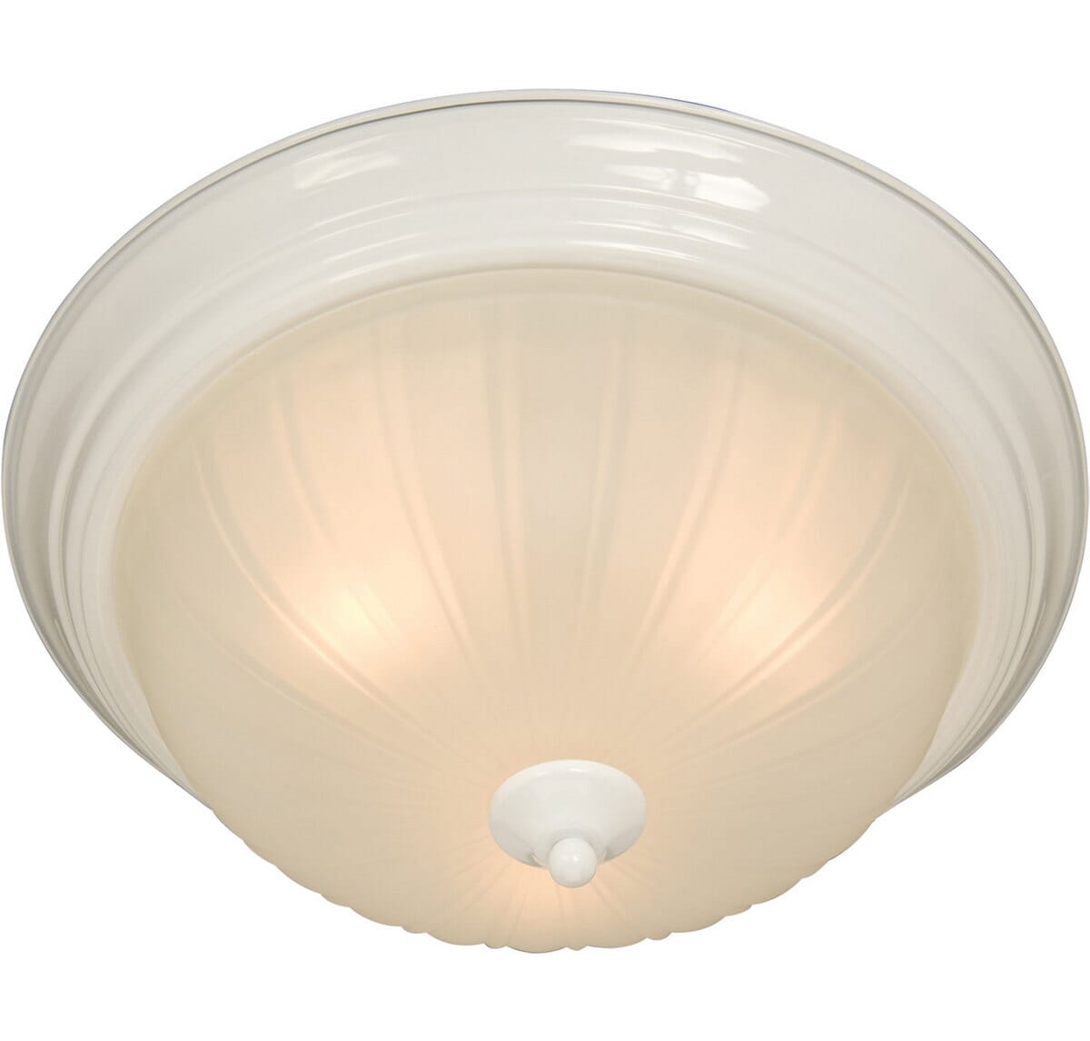 Maxim Lighting Essentials 2-Light Flush Mount in White