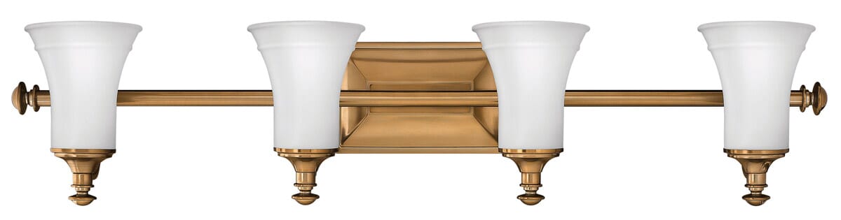 Hinkley Alice 4-Light Bathroom Vanity Light in Brushed Bronze