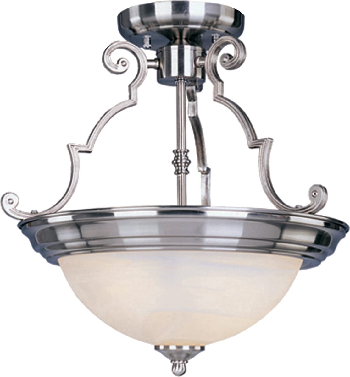 Maxim Lighting Essentials 2-Light Ceiling Light in Satin Nickel