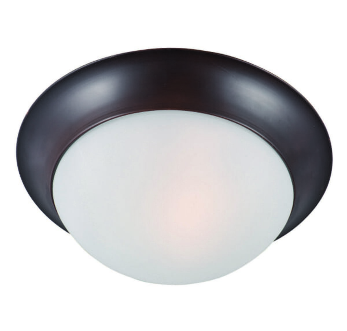 Maxim Lighting Essentials 2-Light Flush Mount in Oil Rubbed Bronze