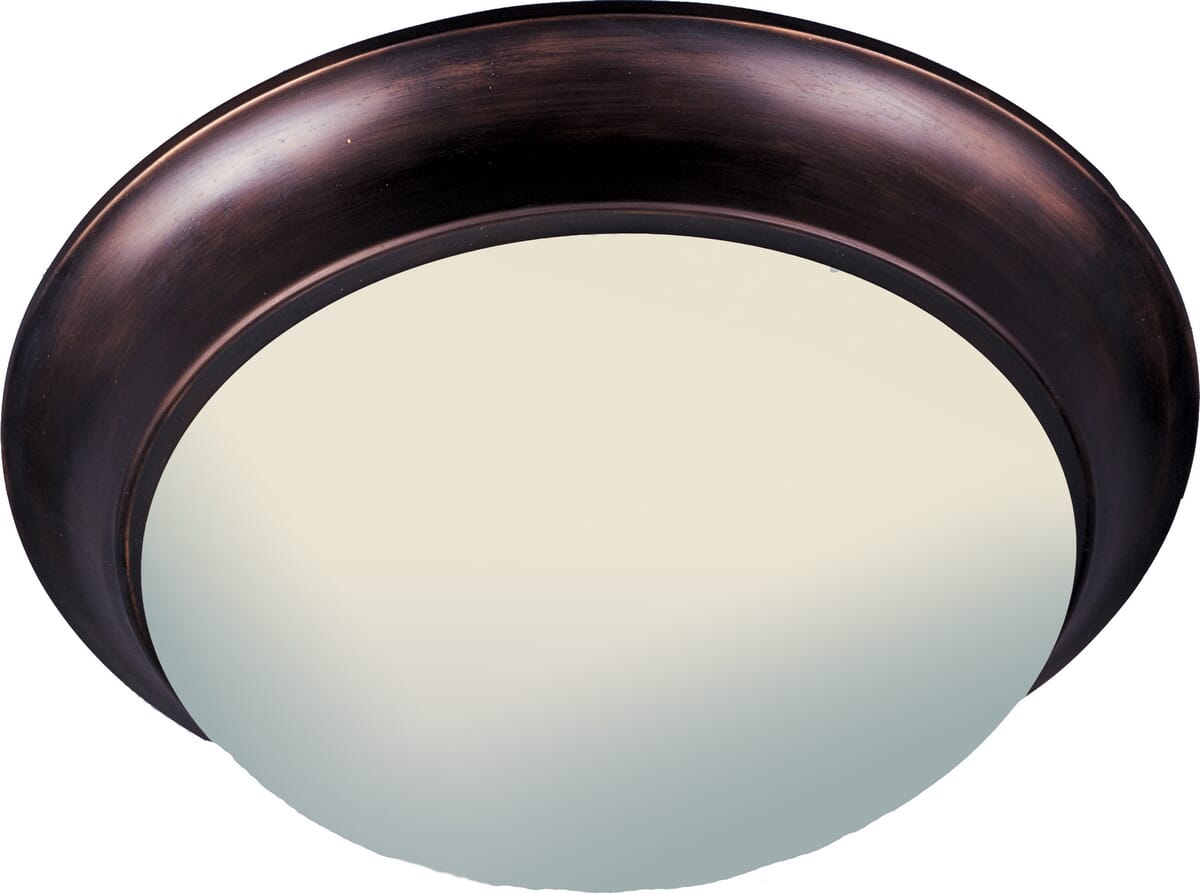 Maxim Lighting Essentials 3-Light Flush Mount in Oil Rubbed Bronze