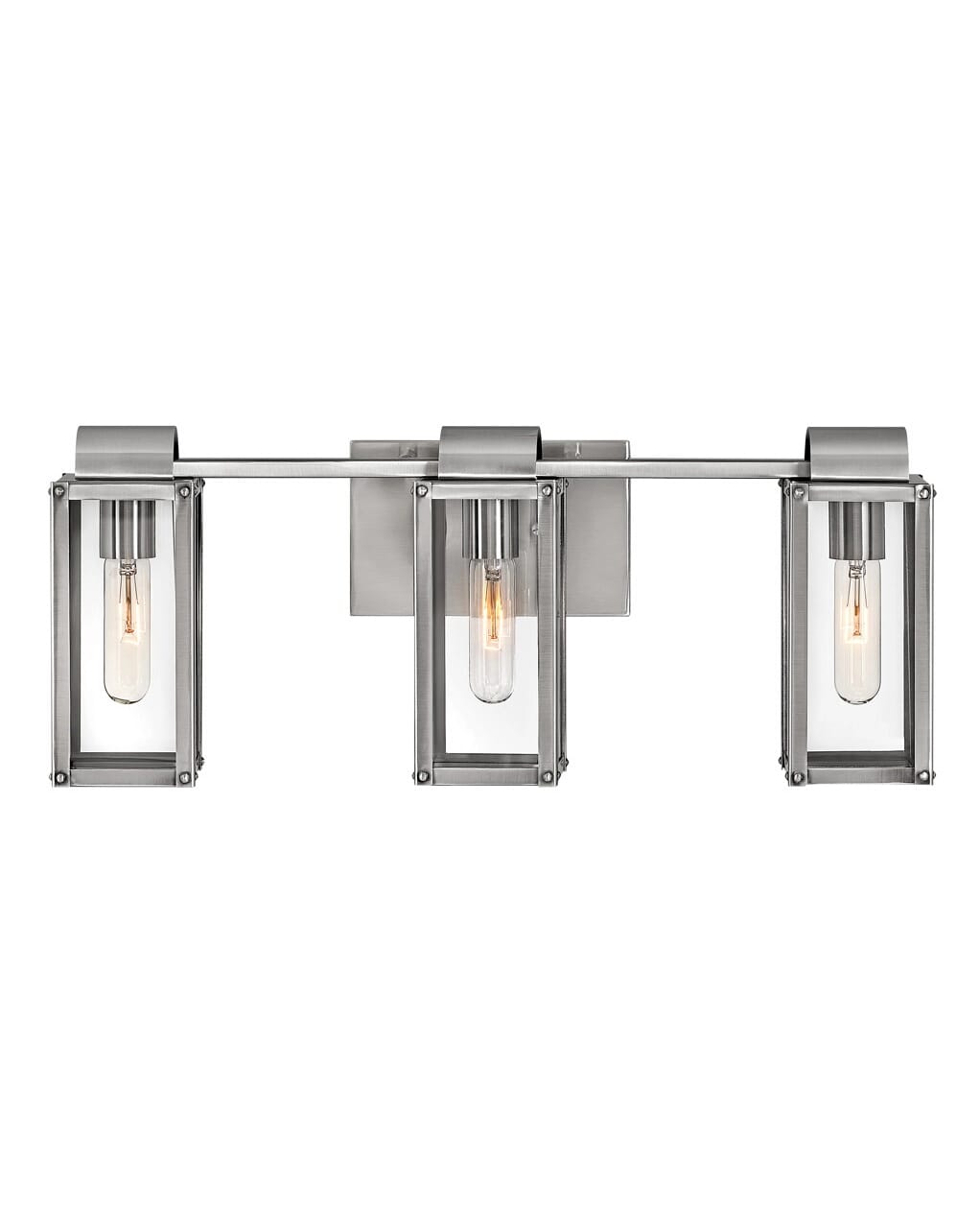 Hinkley Sag Harbor 3-Light 6" Bathroom Vanity Light in Polished Antique Nickel