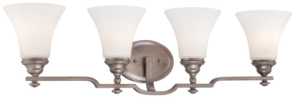 Minka Lavery Wellington Ave. 4-Light 32" Bathroom Vanity Light in Midnight Gold