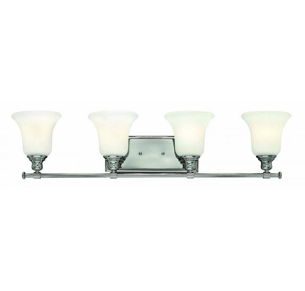 Hinkley Colette 4-Light Bathroom Vanity Light in Chrome