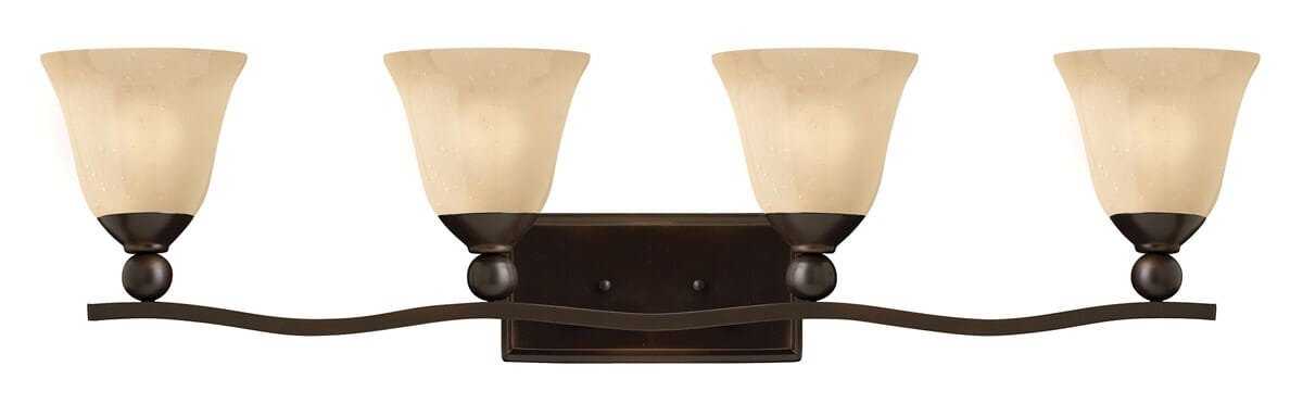 Hinkley Bolla 4-Light Bathroom Vanity Light in Olde Bronze