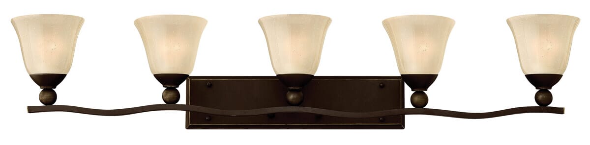 Hinkley Bolla 5-Light Bathroom Vanity Light in Olde Bronze