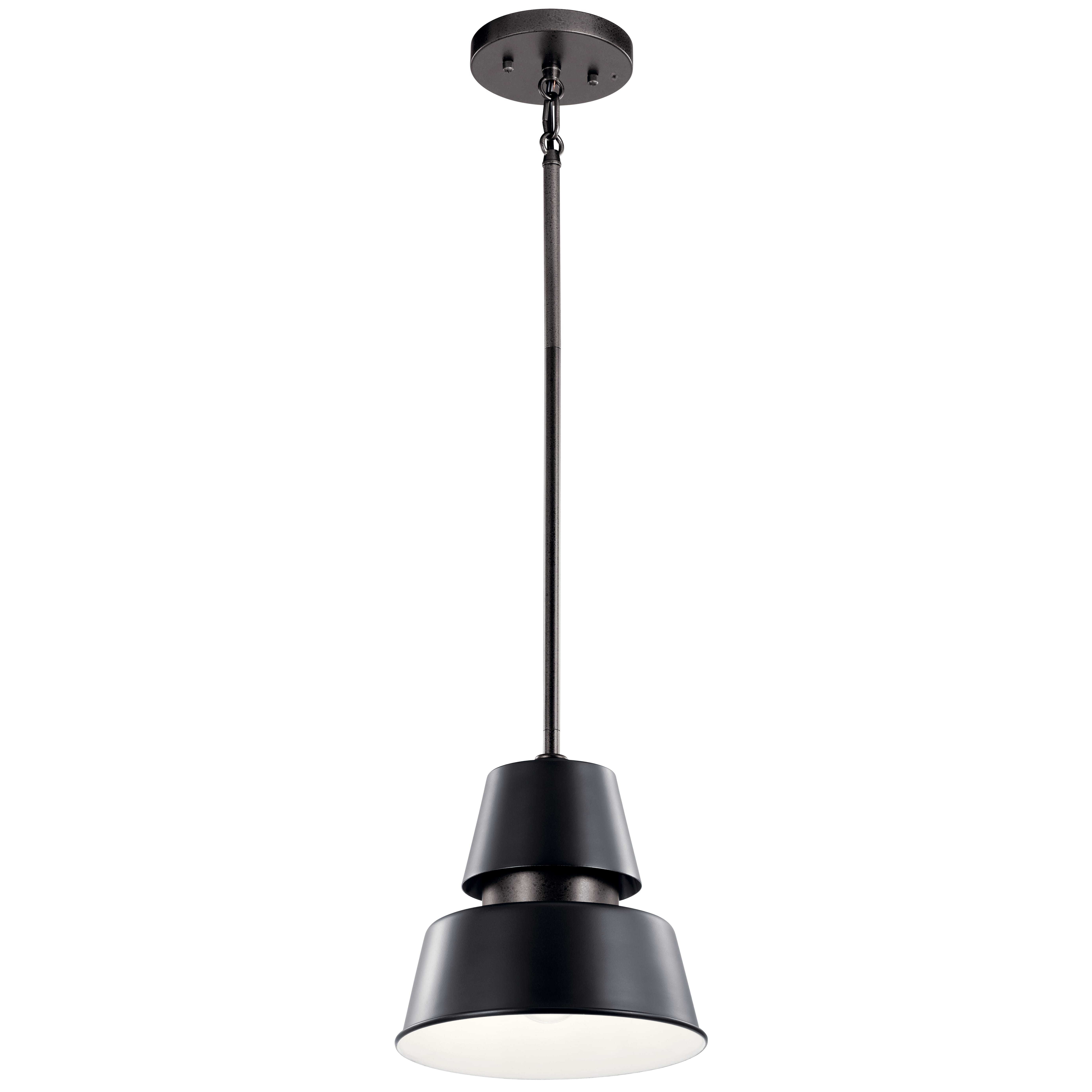 Kichler Lozano 9" Outdoor Hanging Light in Black