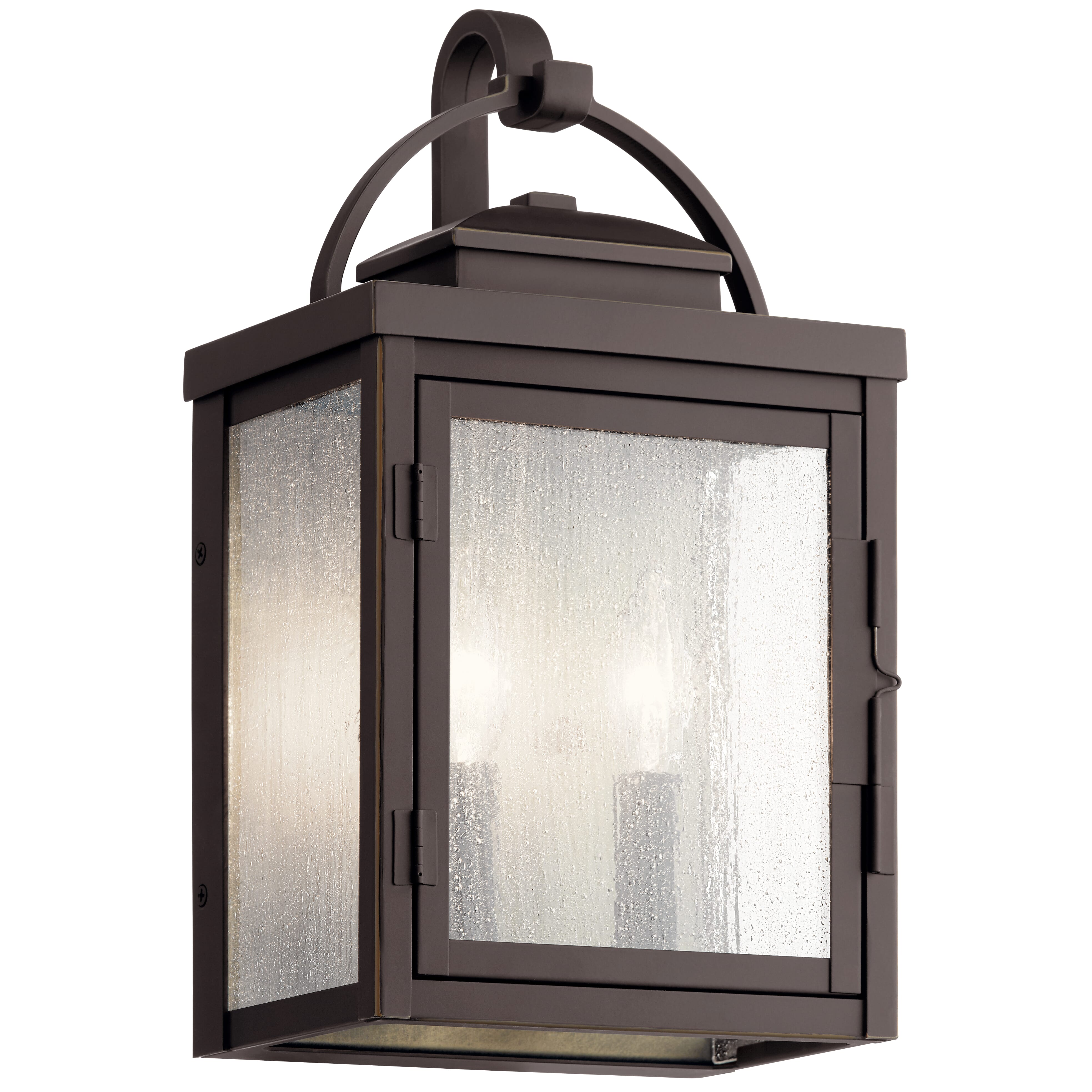 Kichler Carlson 2-Light 15" Outdoor Light in Rubbed Bronze