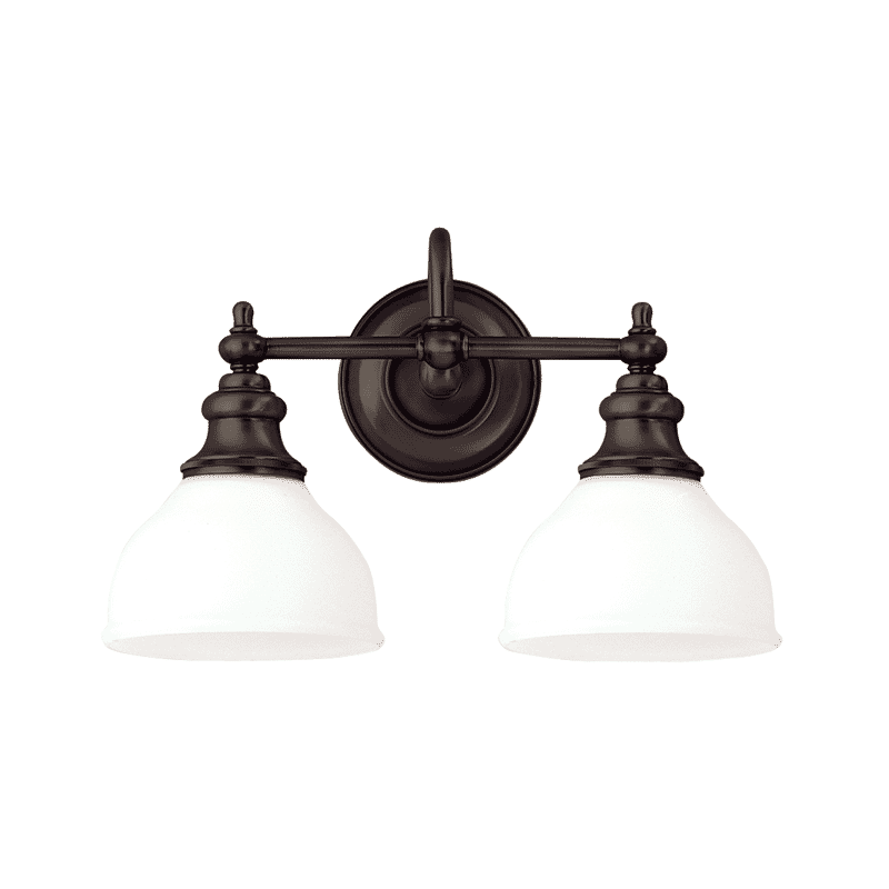 Hudson Valley Sutton 2-Light 16" Bathroom Vanity Light in Old Bronze