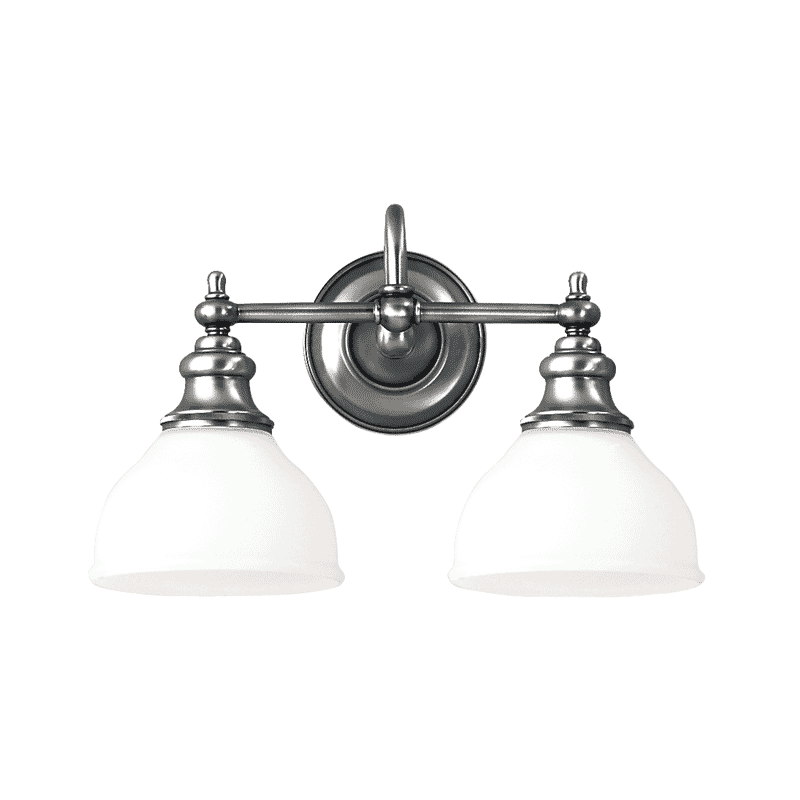 Hudson Valley Sutton 2-Light 16" Bathroom Vanity Light in Polished Nickel