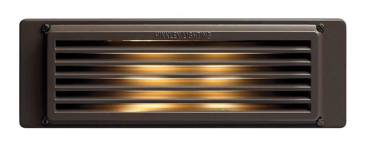 Hinkley 1-Light LED Outdoor Landscape Line Voltage Deck LED in Bronze