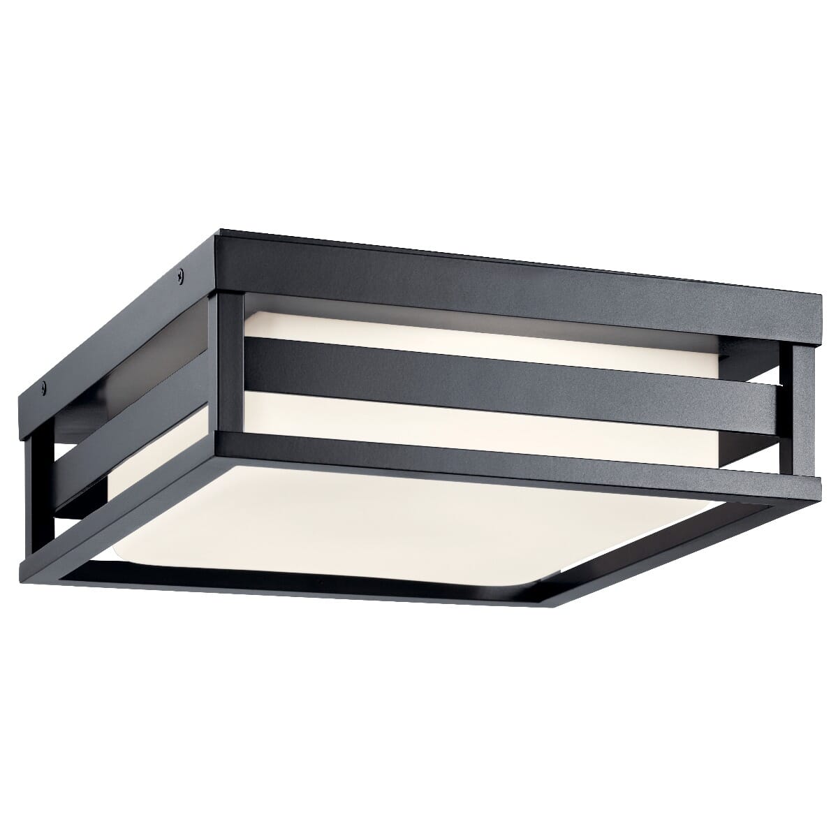 Kichler 12" Outdoor Ceiling Light in Black
