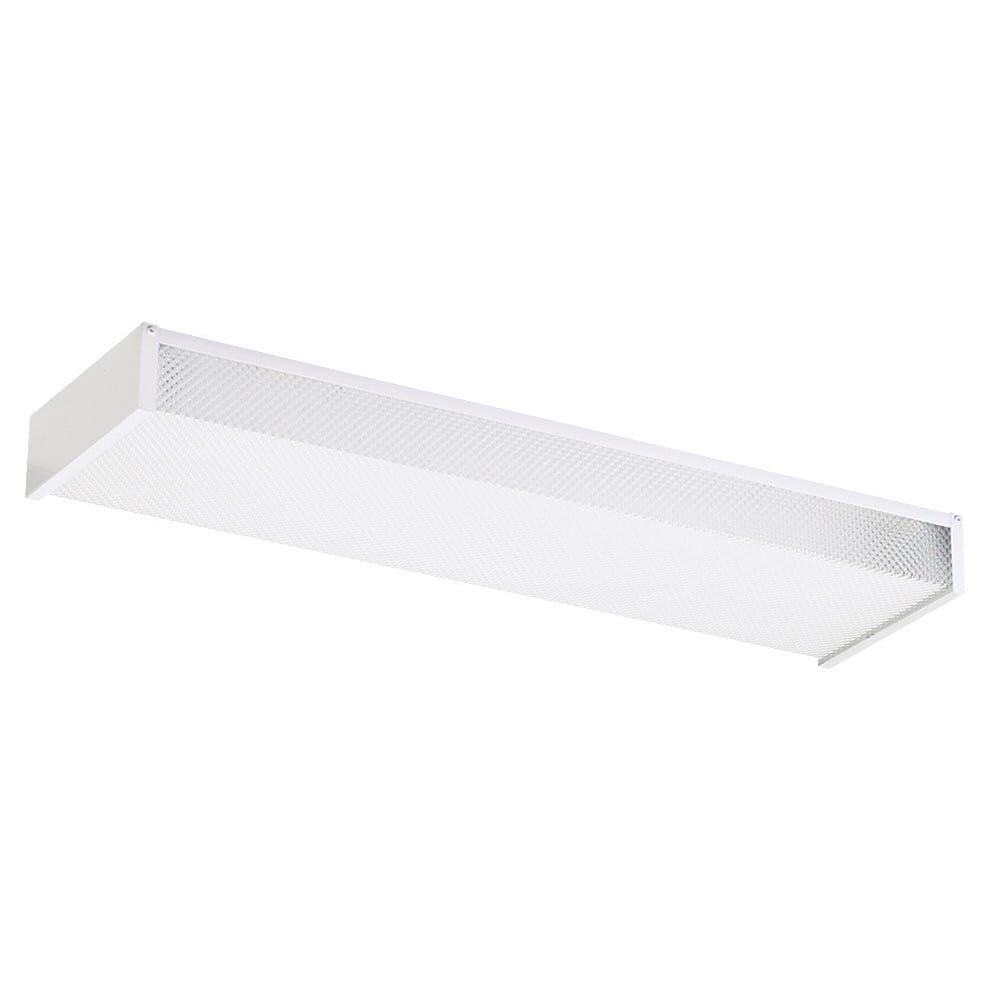 Sea Gull Drop Lens Fluorescent 2-Light 7" Ceiling Light in White