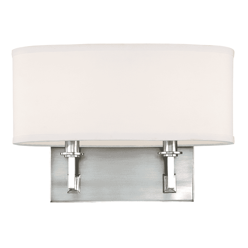 Hudson Valley Grayson 2-Light 9" Wall Sconce in Polished Nickel