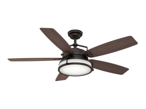 Casablanca Caneel Bay 3-Light 56" Indoor/Outdoor Ceiling Fan in Maiden Bronze