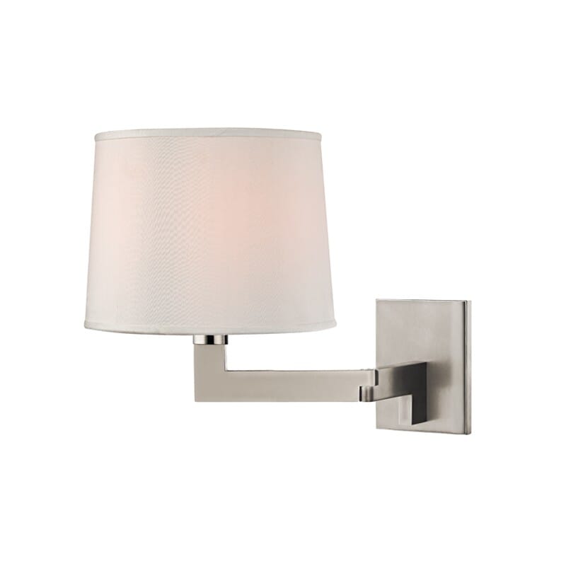 Hudson Valley Fairport 11" Wall Sconce in Polished Nickel