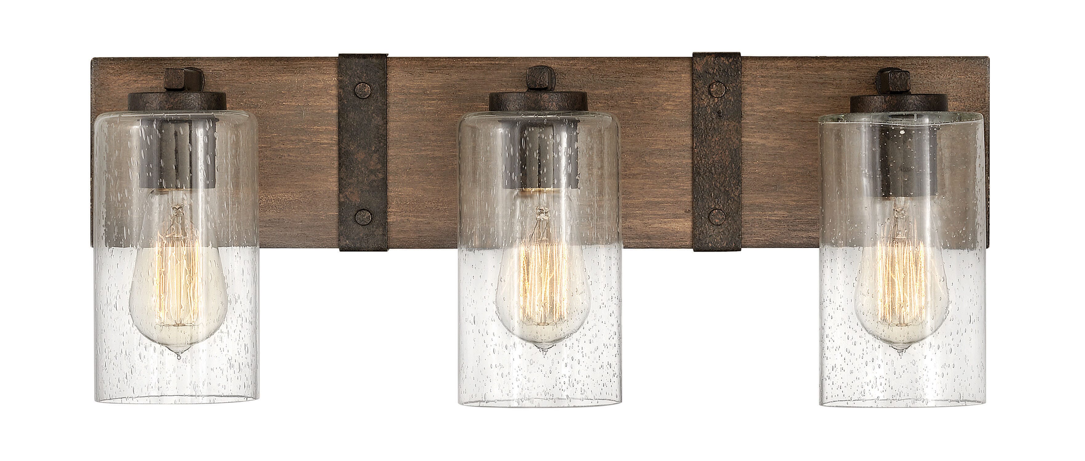 Hinkley Sawyer 3-Light 22" Bathroom Vanity Light in Sequoia