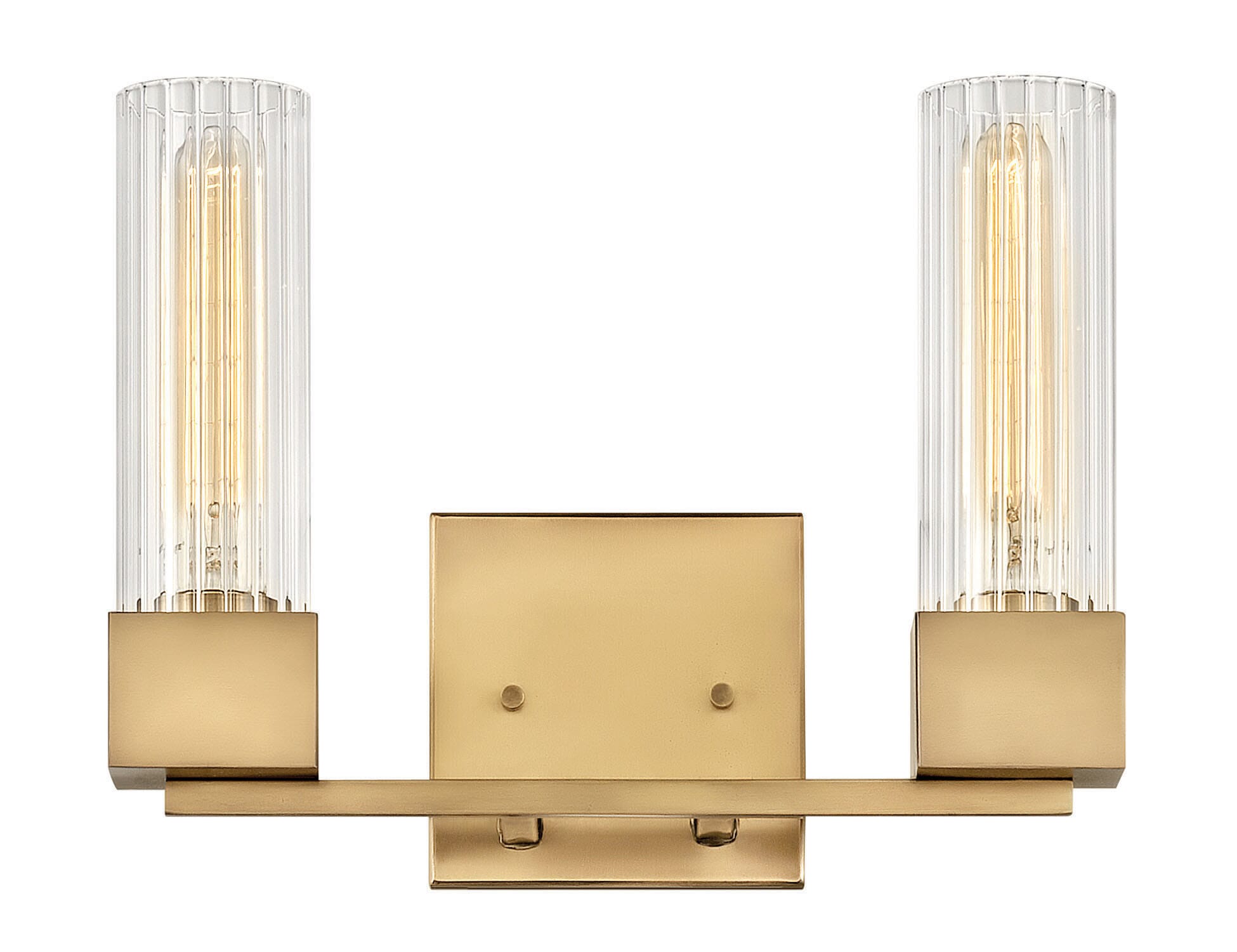 Hinkley Xander 2-Light 13" Bathroom Vanity Light in Heritage Brass