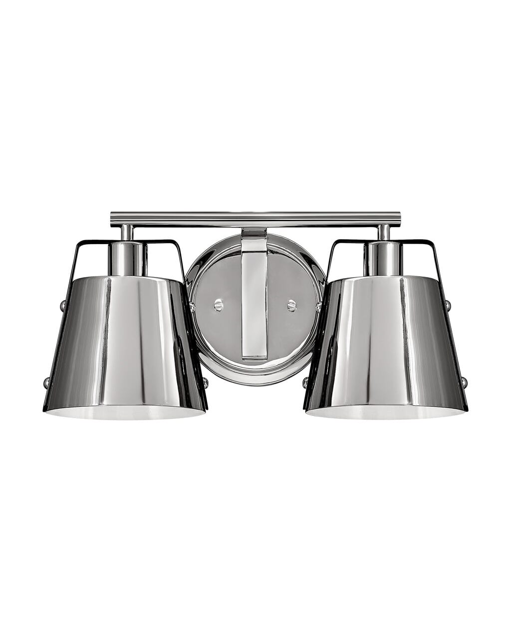 Hinkley Cartwright 2-Light Bathroom Vanity Light in Polished Nickel