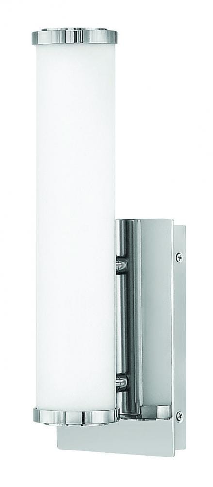Hinkley Simi 1-Light LED Bathroom Wall Sconce in Chrome