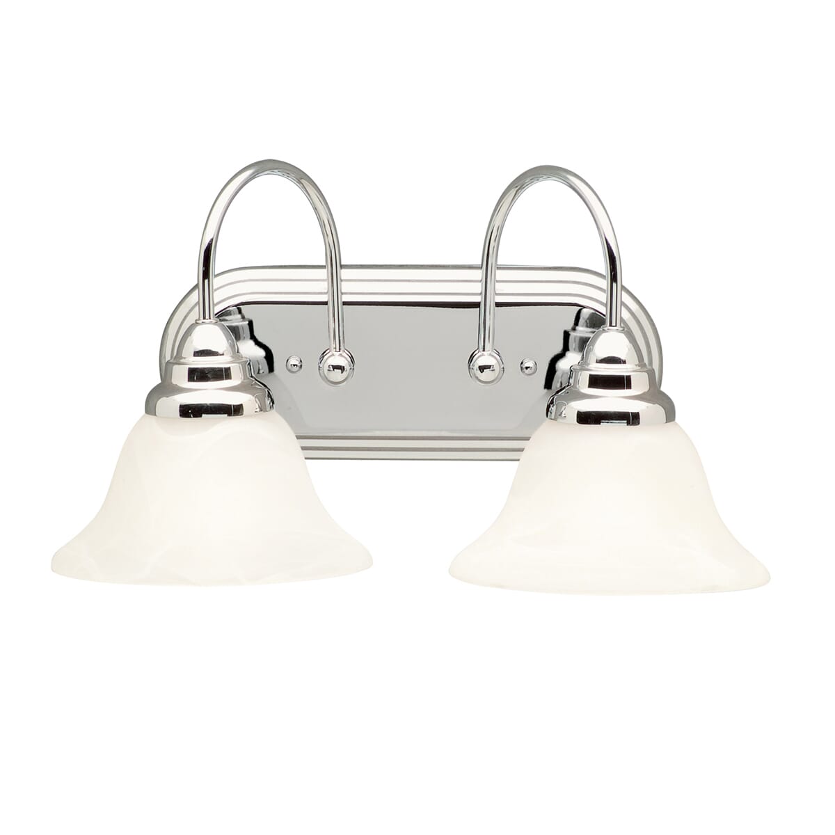 Kichler Telford 2-Light Bathroom Vanity Light Wall Mount in Chrome