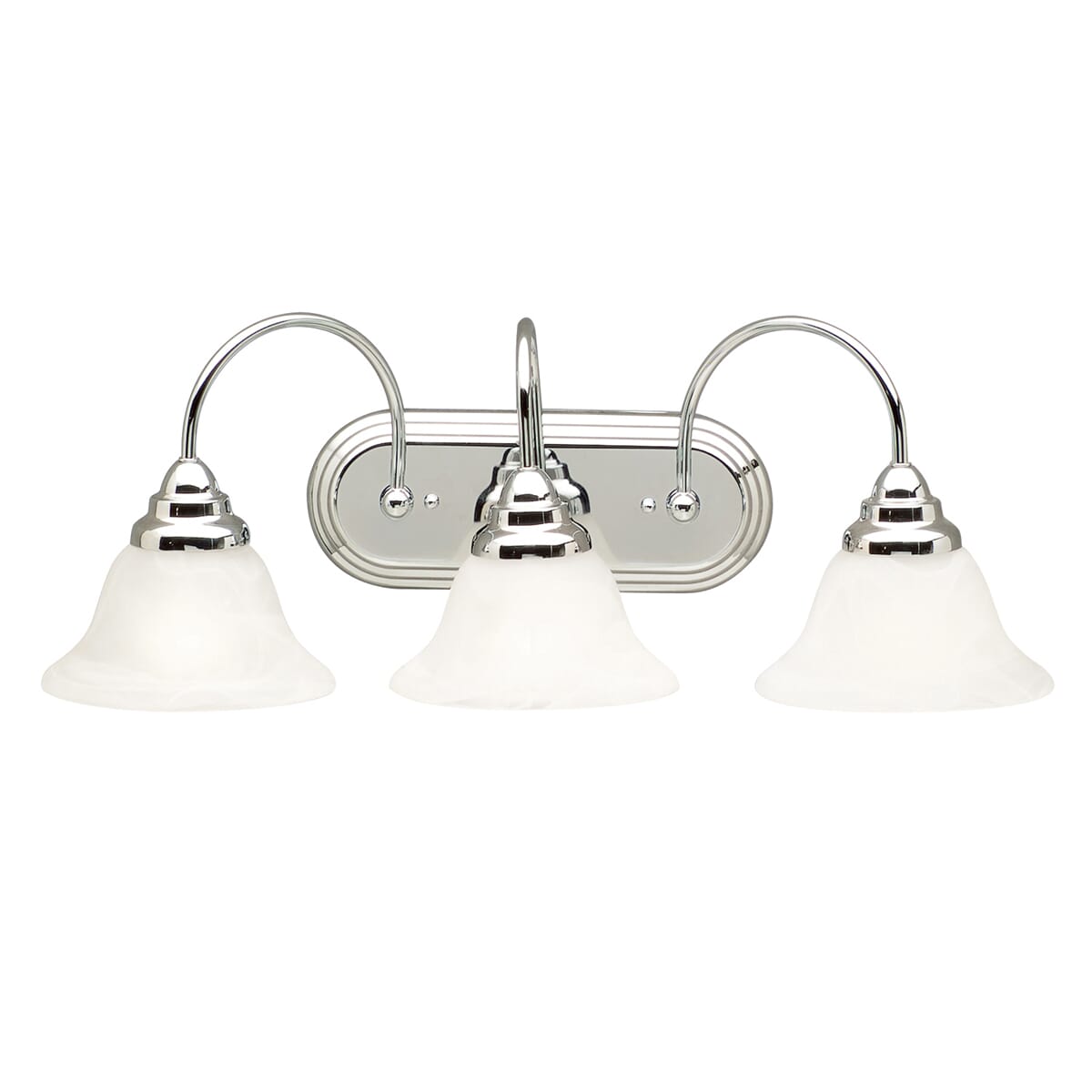 Kichler Telford 3-Light Bathroom Vanity Light Wall Mount in Chrome