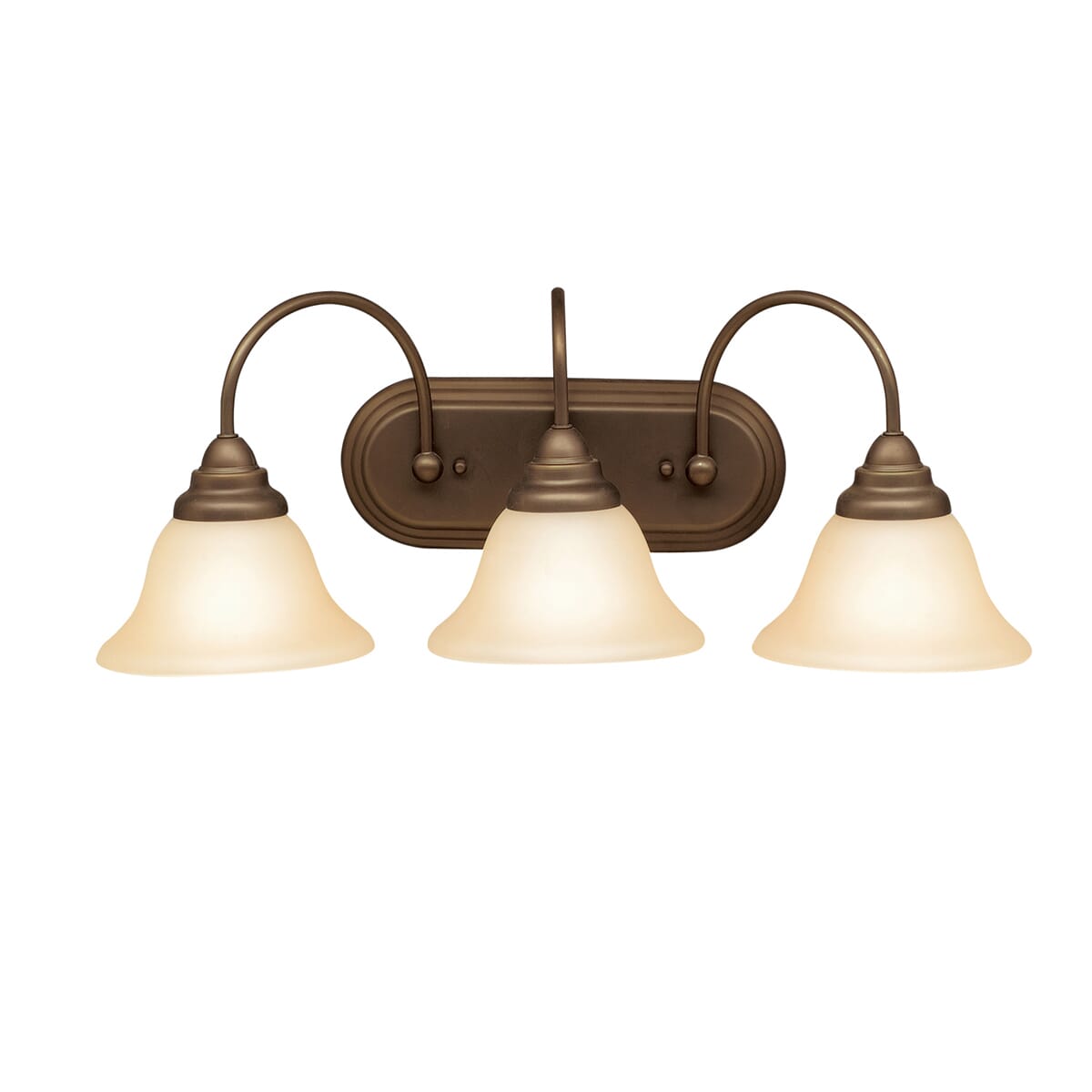 Kichler Telford 3-Light Bathroom Vanity Light in Olde Bronze