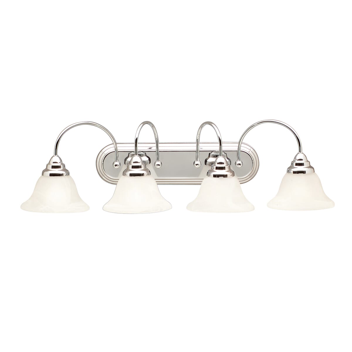 Kichler Telford 4-Light Bathroom Vanity Light Wall Mount in Chrome