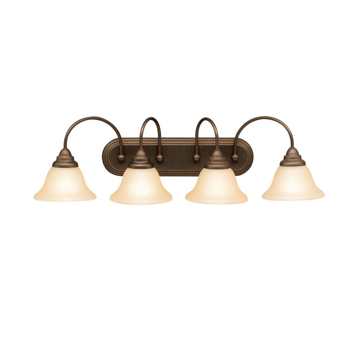 Kichler Telford 4-Light Bathroom Vanity Light in Olde Bronze