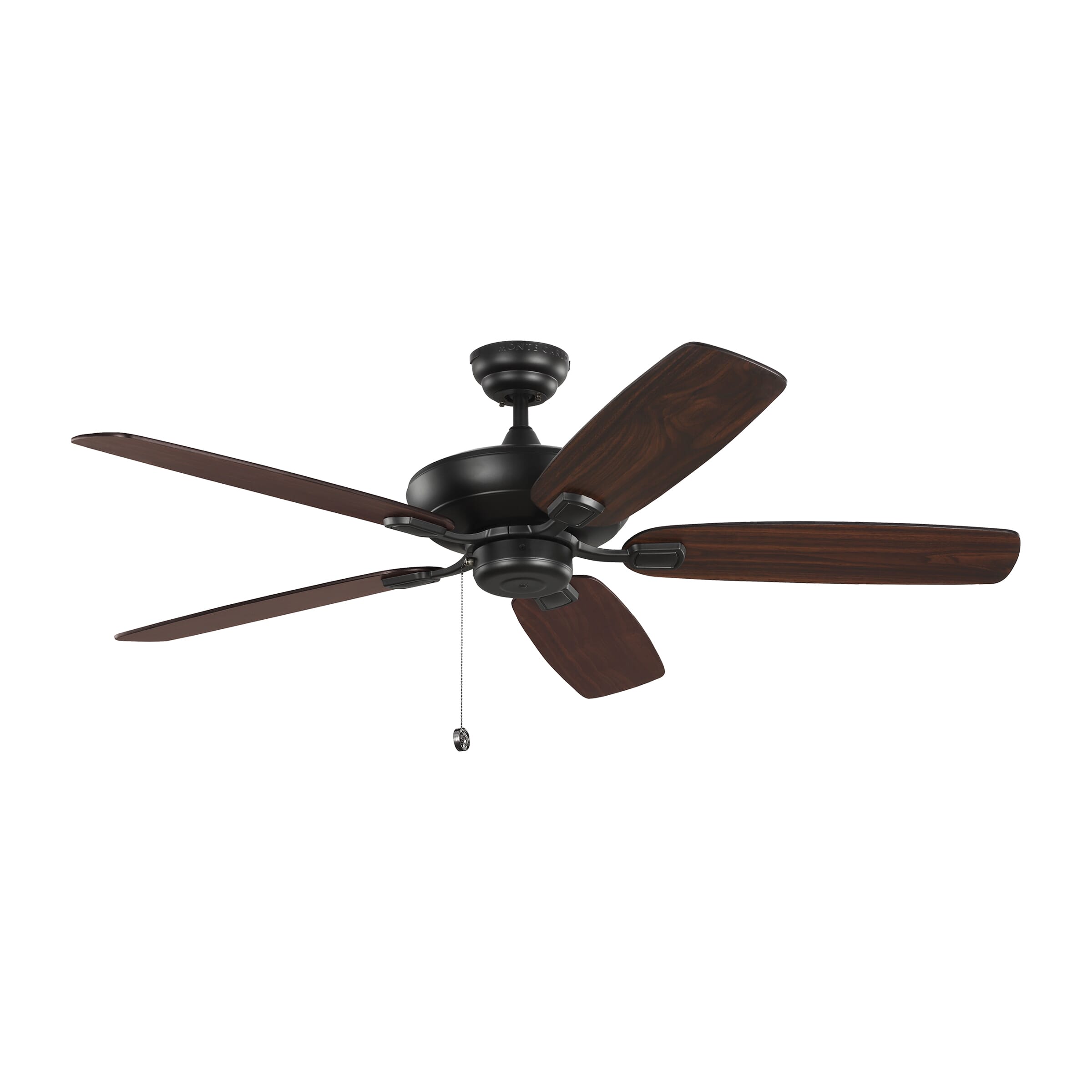 Monte Carlo Colony Max 52" Indoor Ceiling Fan in Midnight Black