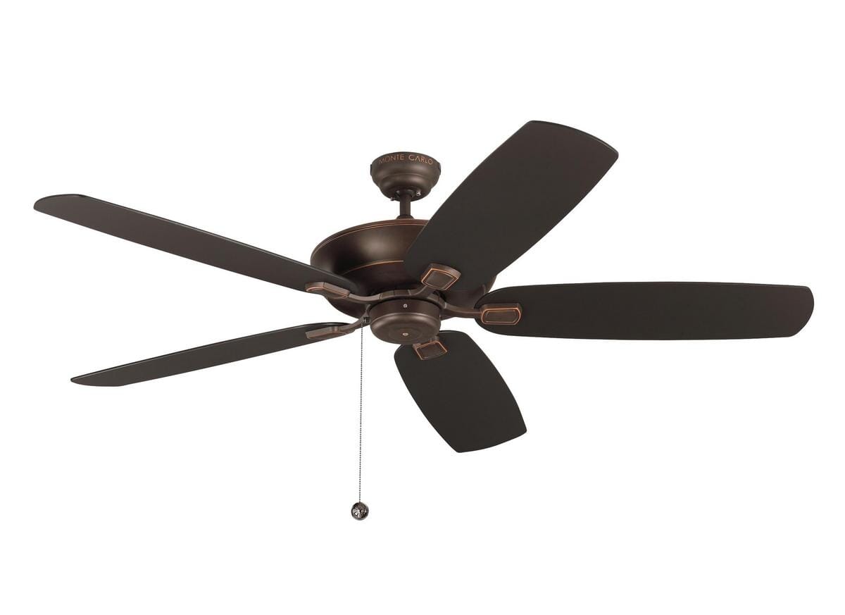 Monte Carlo 60" Colony Super Max Damp Rated Ceiling Fan in Roman Bronze