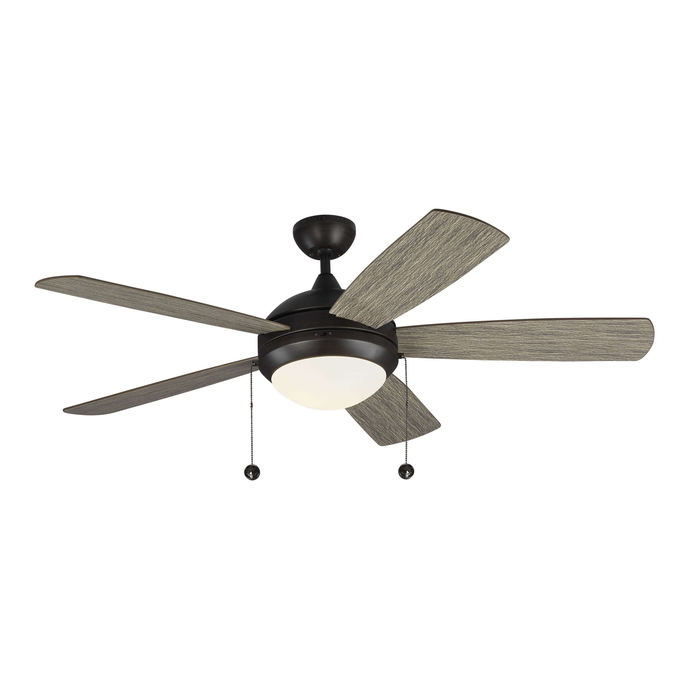 Monte Carlo Discus Classic 52" Indoor Ceiling Fan in Aged Pewter