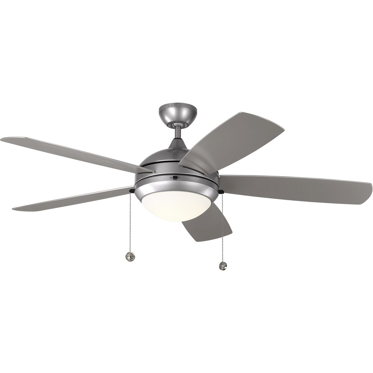 Monte Carlo Discus Outdoor 52" Discus Outdoor Fan in Painted Brushed Steel