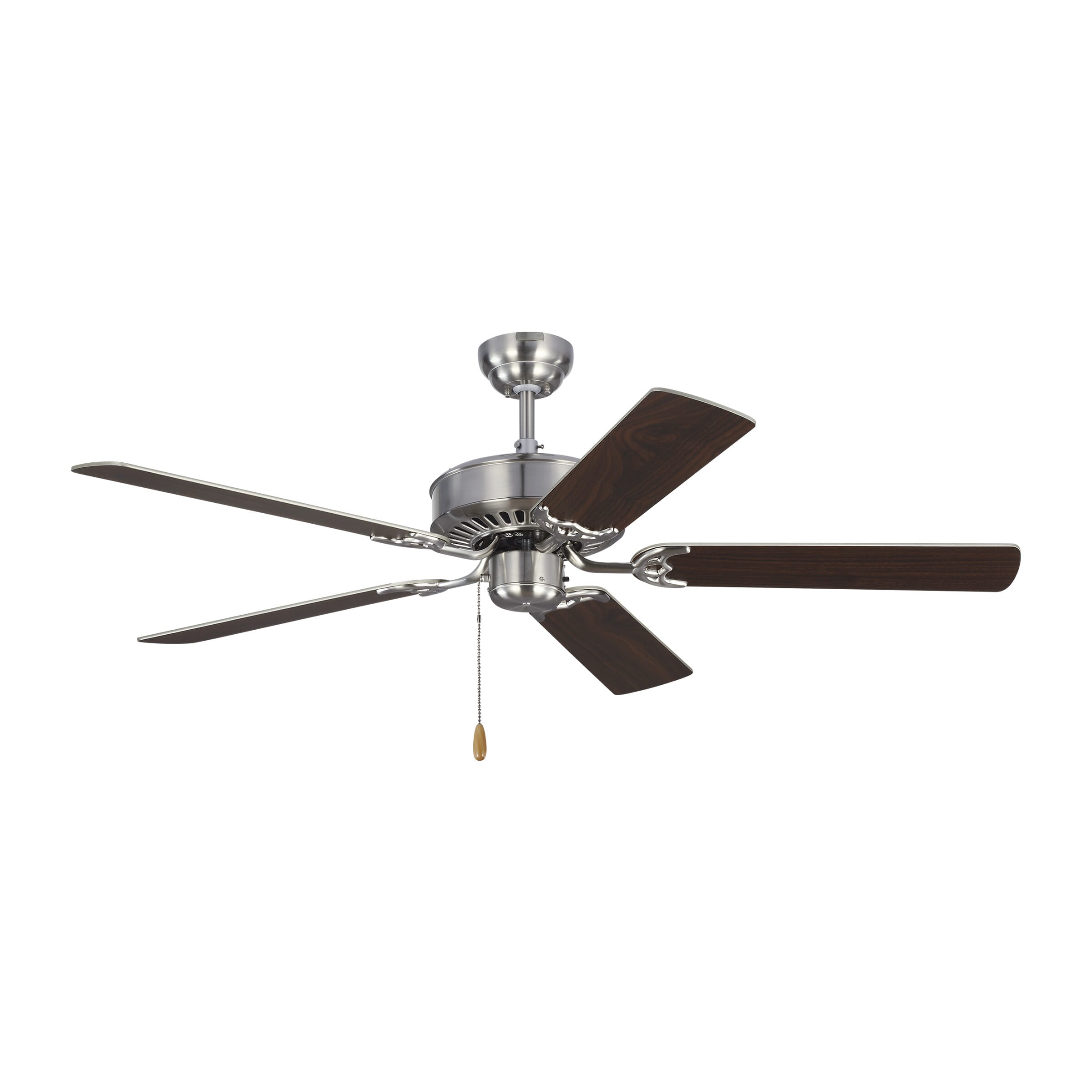 Monte Carlo Haven 52" Indoor Ceiling Fan in Brushed Steel