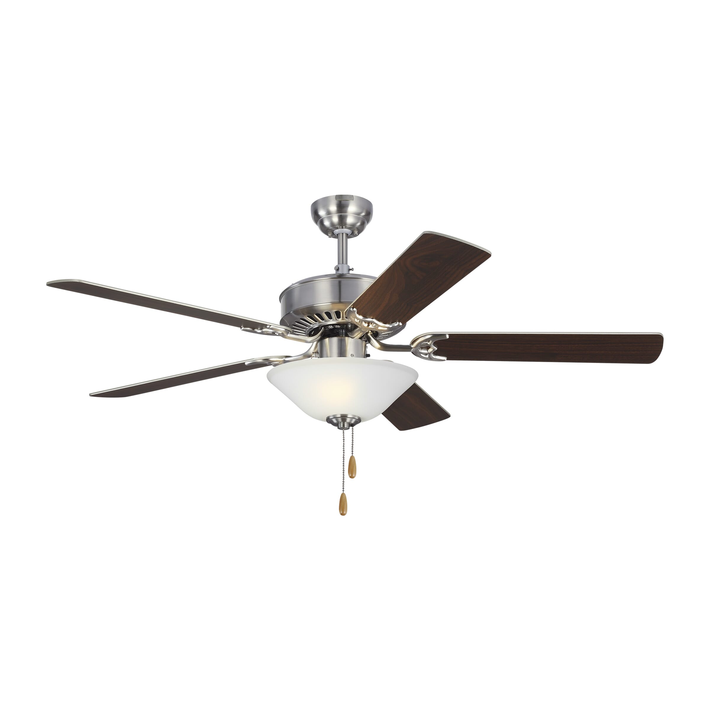 Monte Carlo Haven LED 2-Light 52" Indoor Ceiling Fan in Brushed Steel