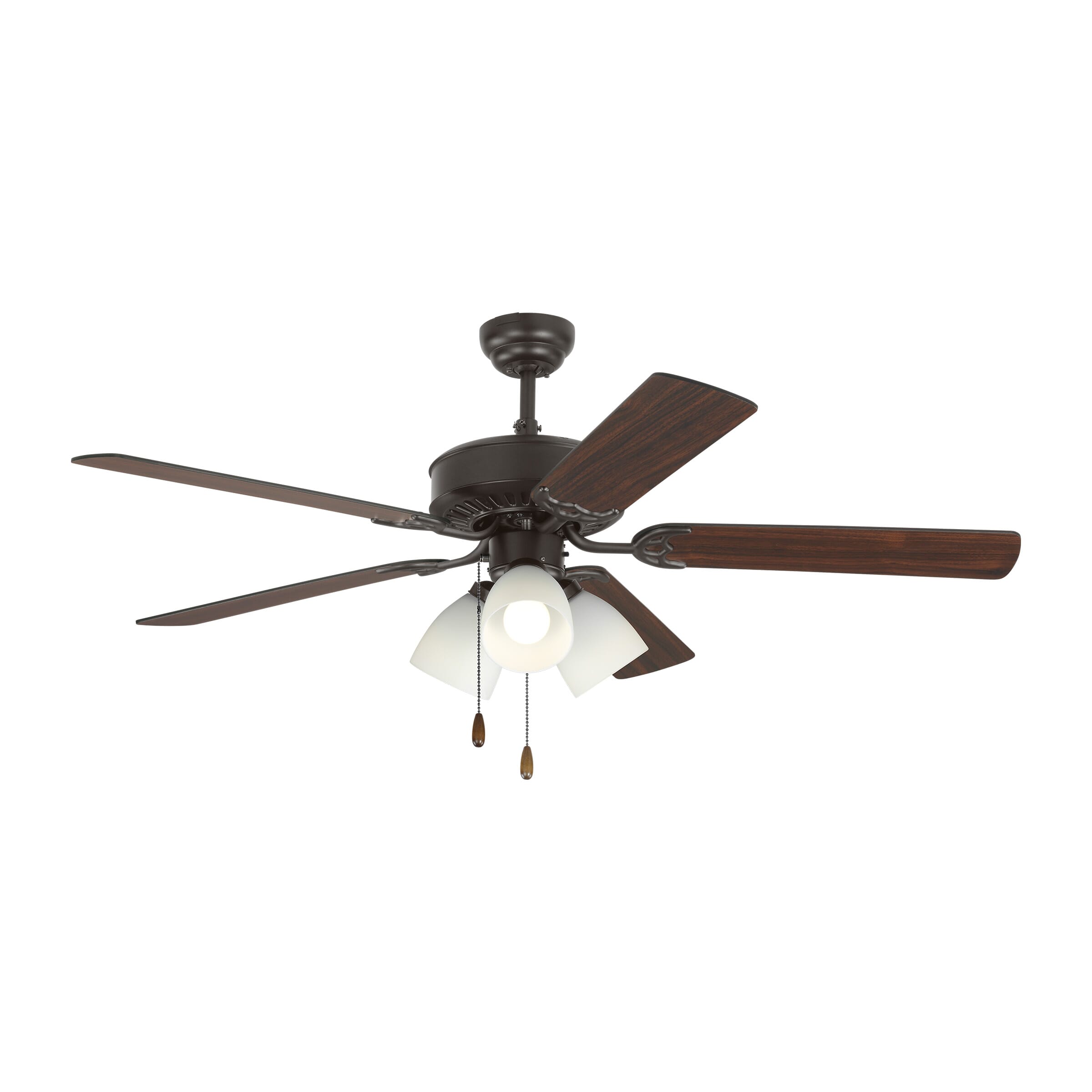 Monte Carlo Haven LED 3-Light 52" Indoor Ceiling Fan in Bronze