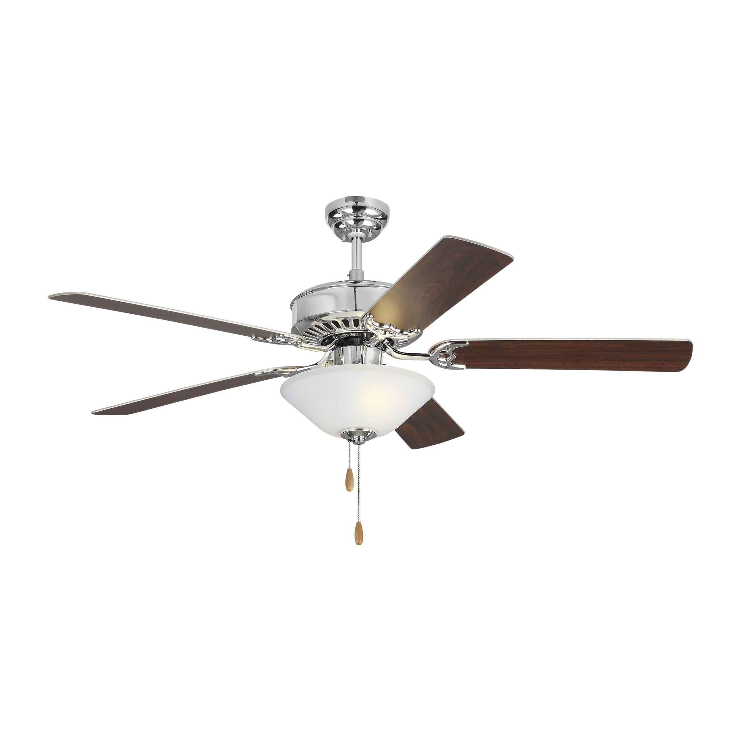 Monte Carlo Haven LED 2-Light 52" Indoor Ceiling Fan in Chrome