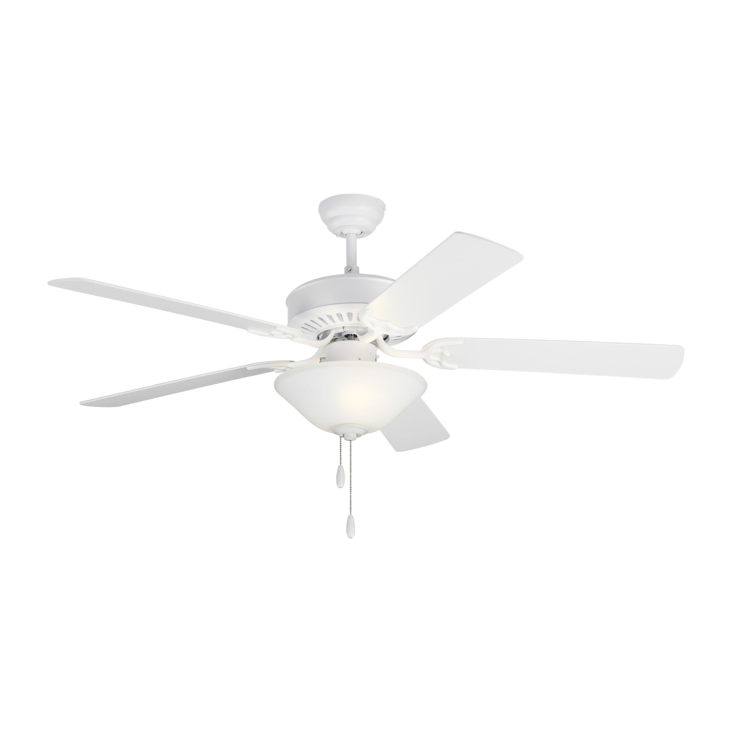 Monte Carlo Haven LED 2-Light 52" Indoor Ceiling Fan in Matte White