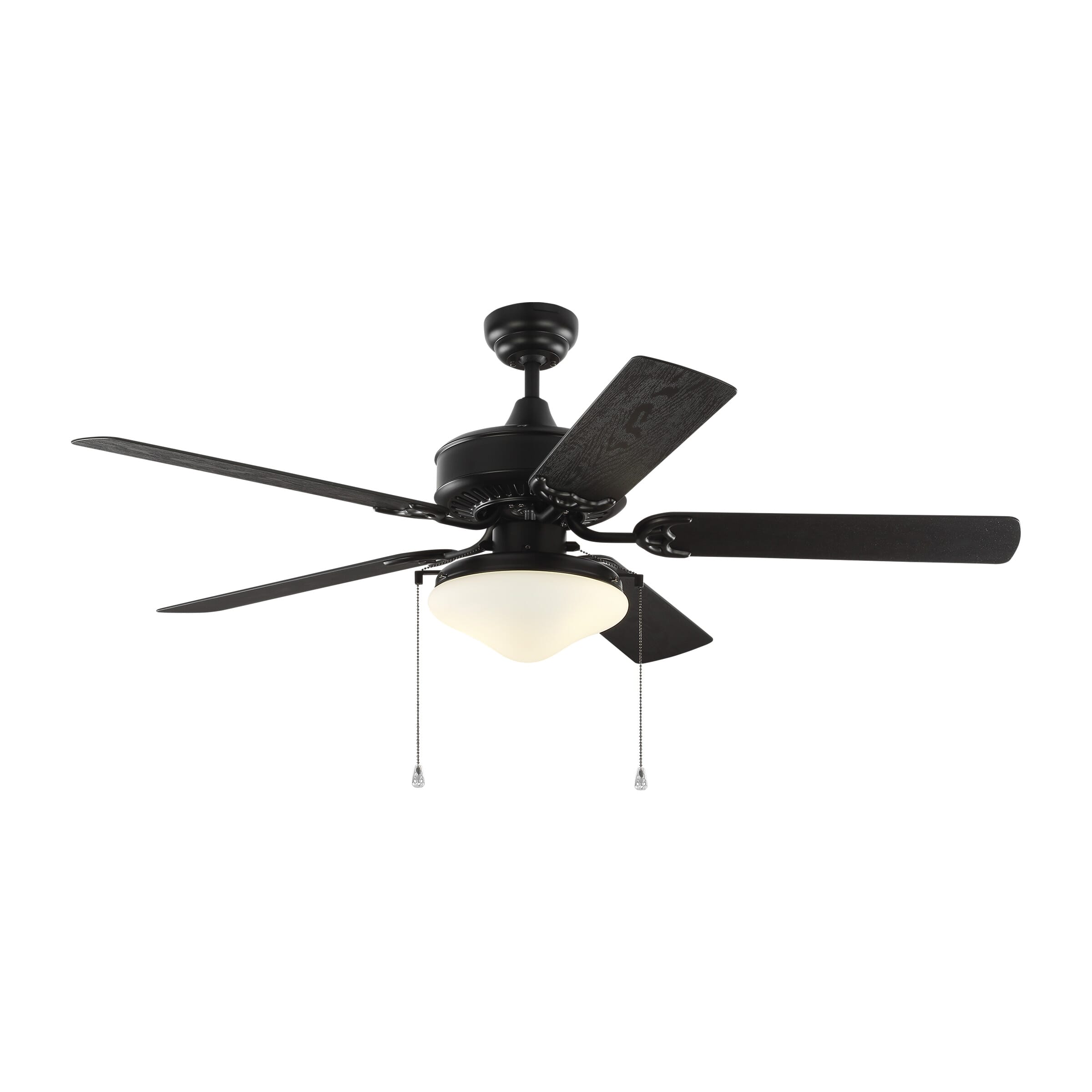 Monte Carlo Haven LED 2-Light 52" Indoor/Outdoor Ceiling Fan in Matte Black