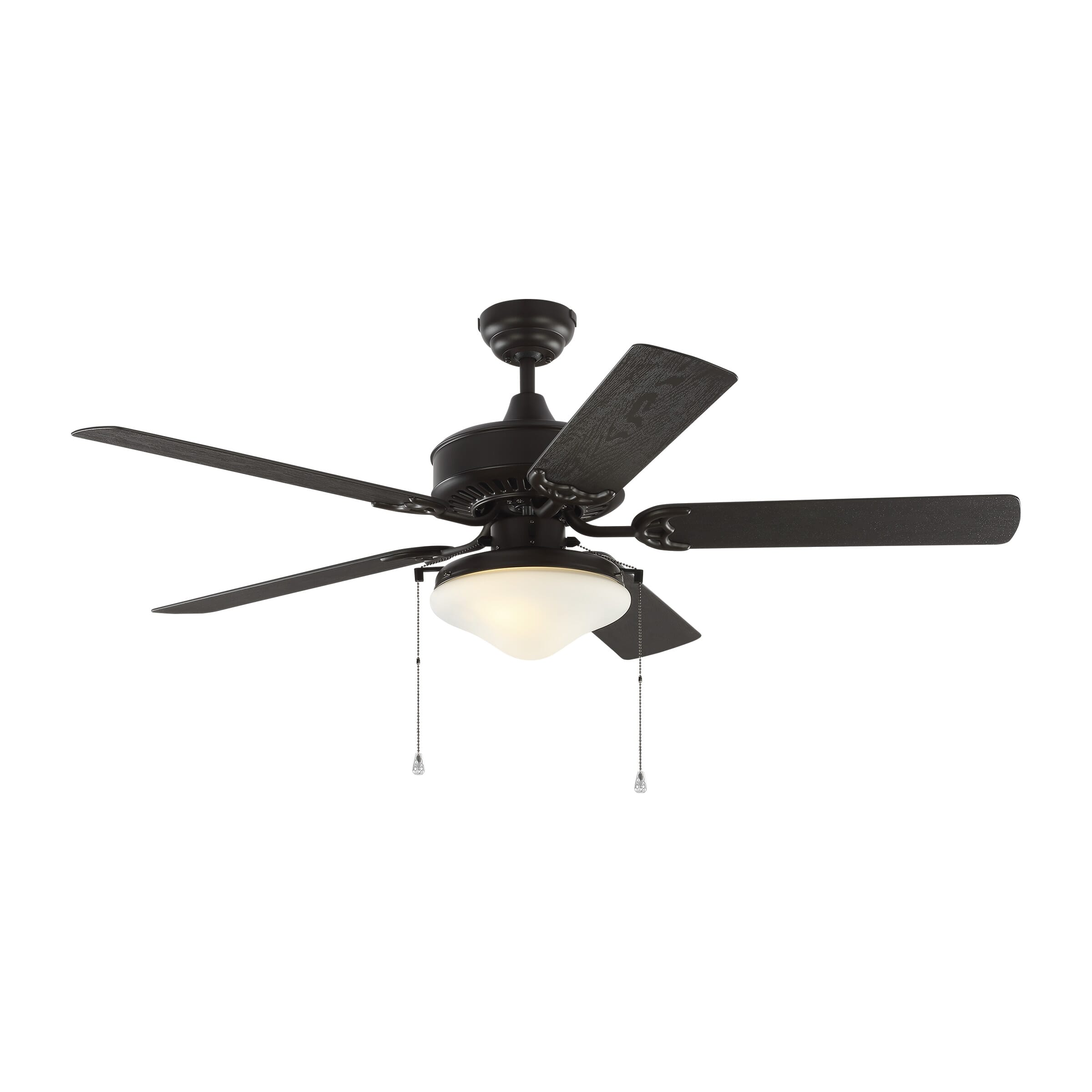 Monte Carlo Haven LED 2-Light 52" Indoor/Outdoor Ceiling Fan in Bronze