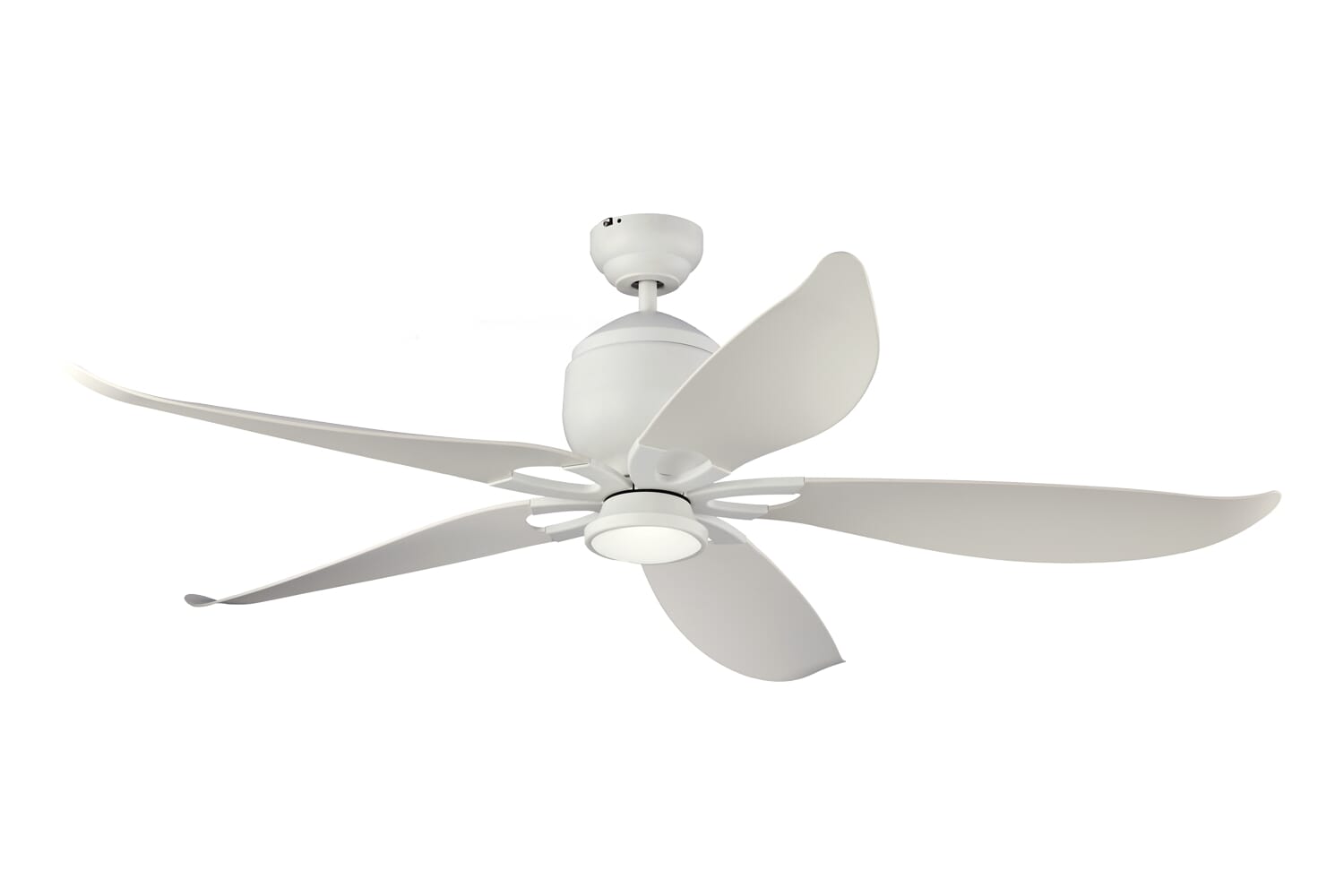 Monte Carlo Lily 56" Ceiling Fan in Matte White