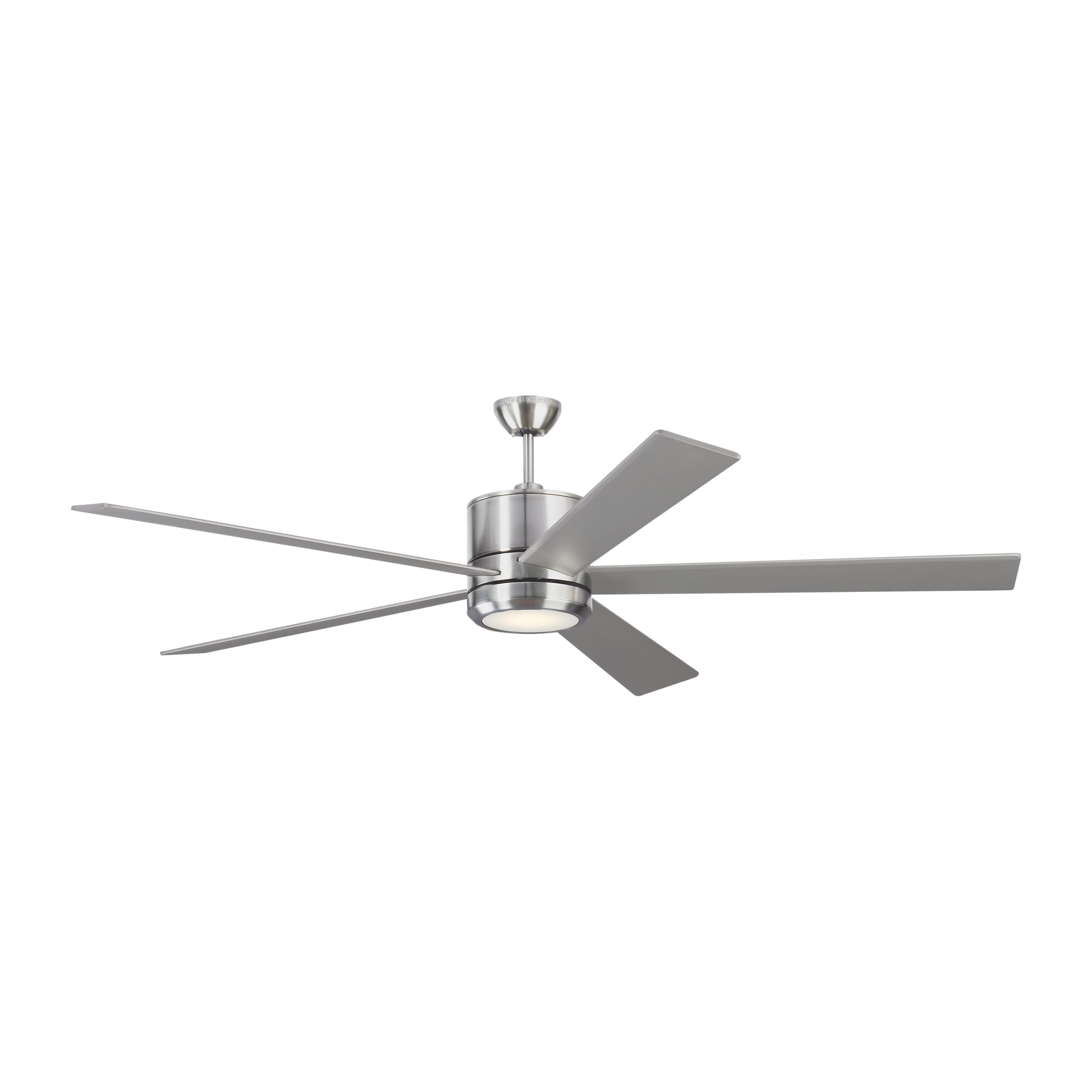 Monte Carlo Vision 72" Indoor Ceiling Fan in Brushed Steel