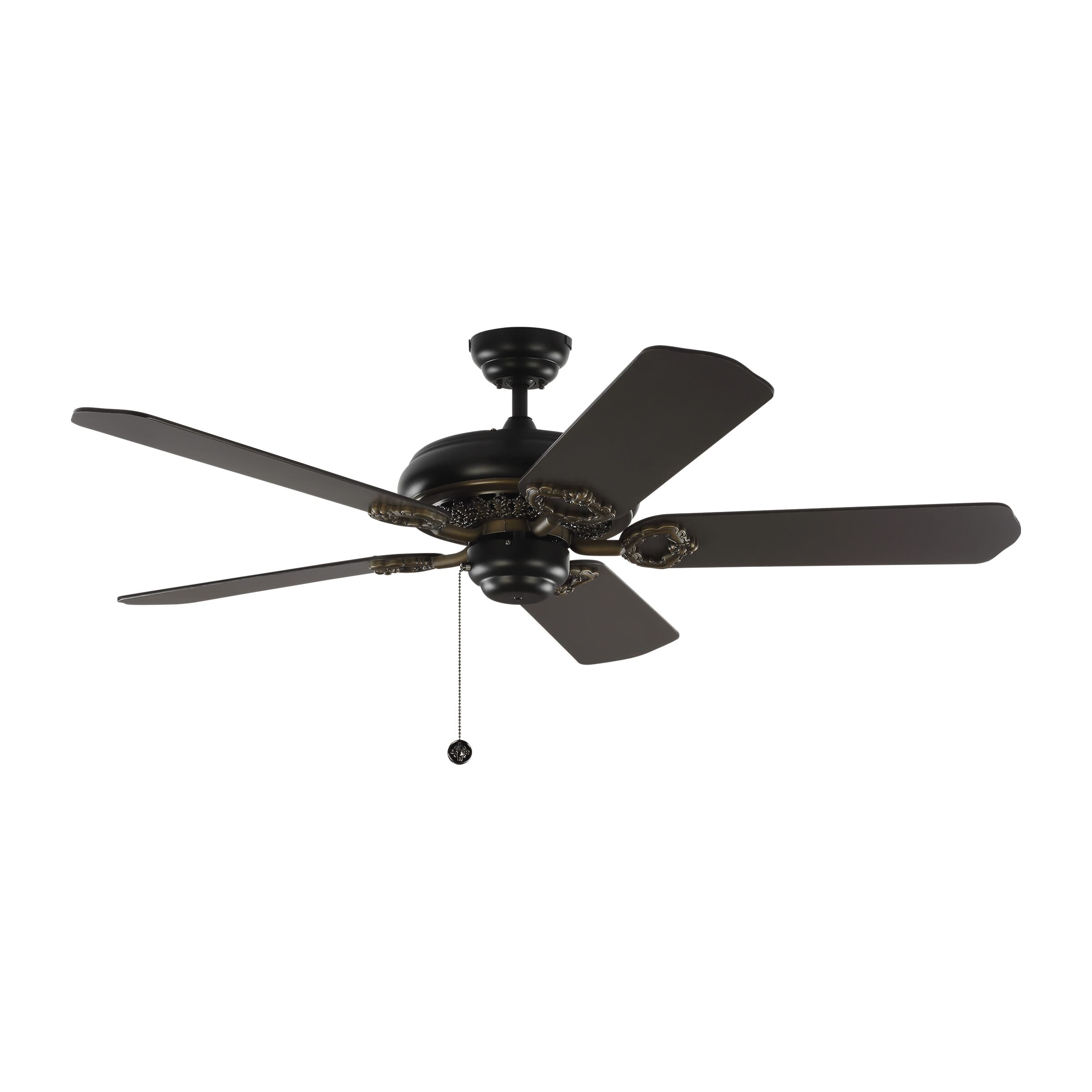 Monte Carlo York 52" Indoor Ceiling Fan in Matte Black