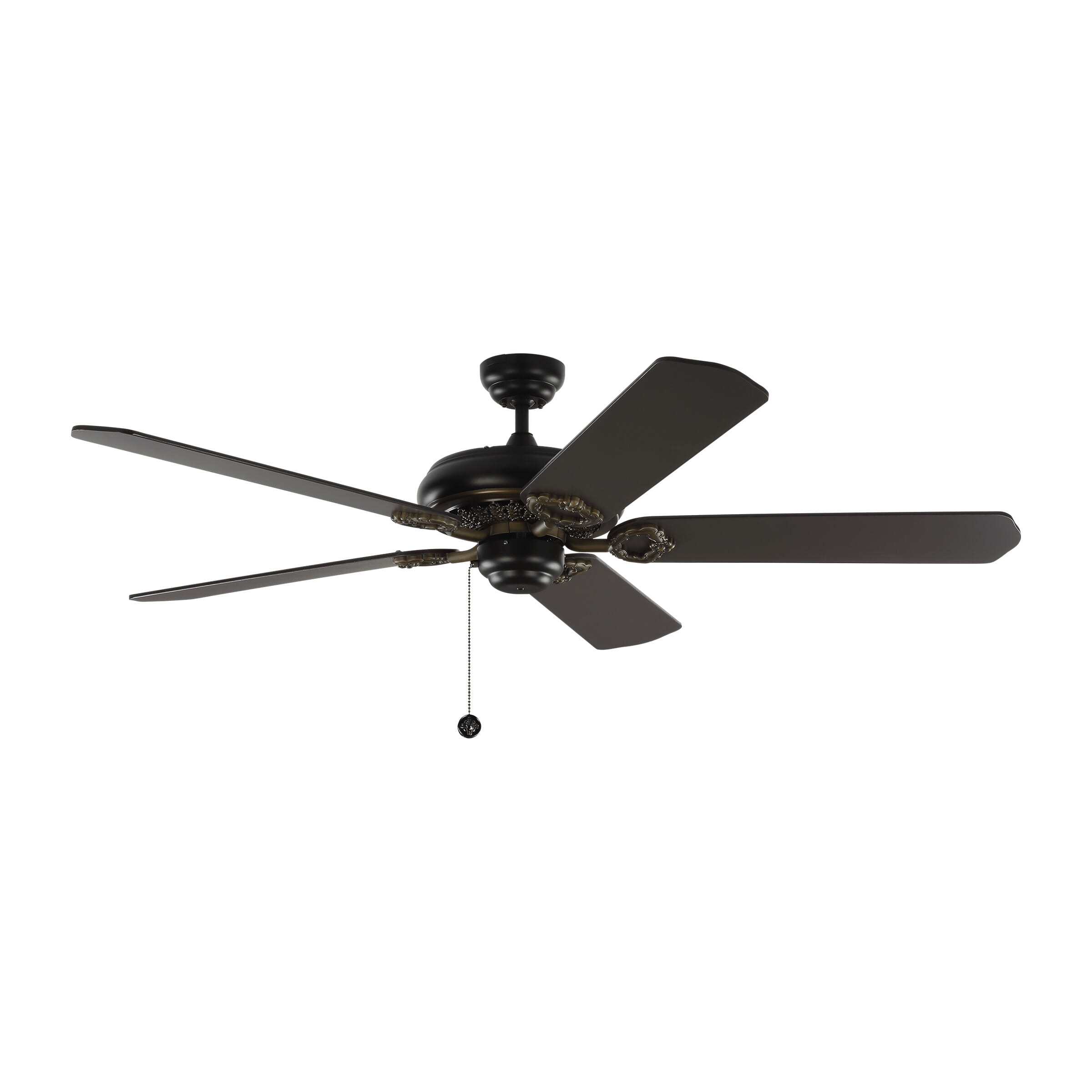 Monte Carlo York 60" Indoor Ceiling Fan in Matte Black