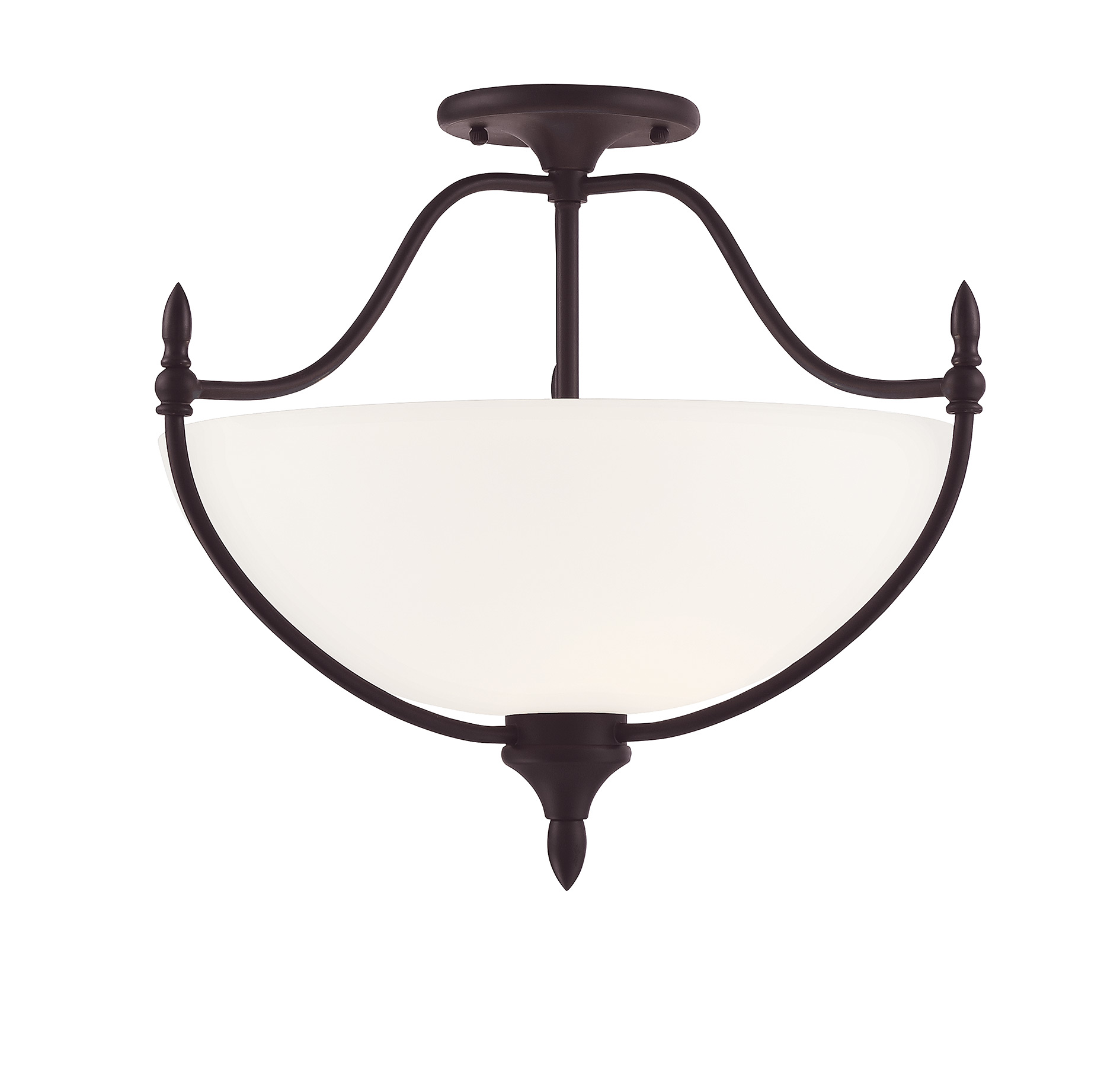 Savoy House Herndon 3-Light Semi-Flush in English Bronze