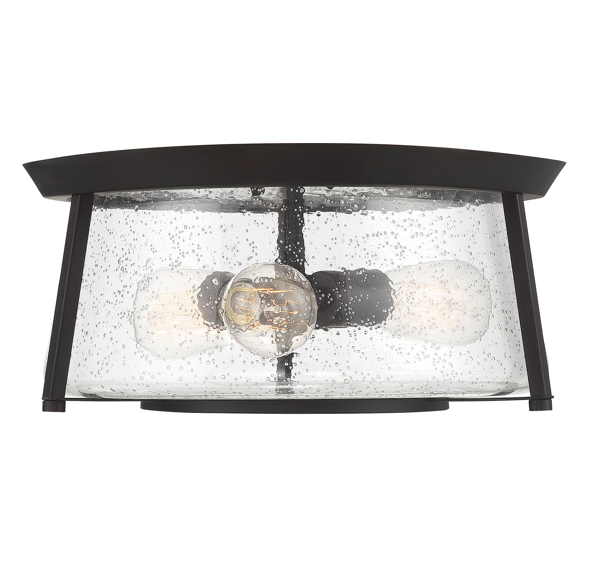 Savoy House Dash Glass Ceiling Light in English Bronze