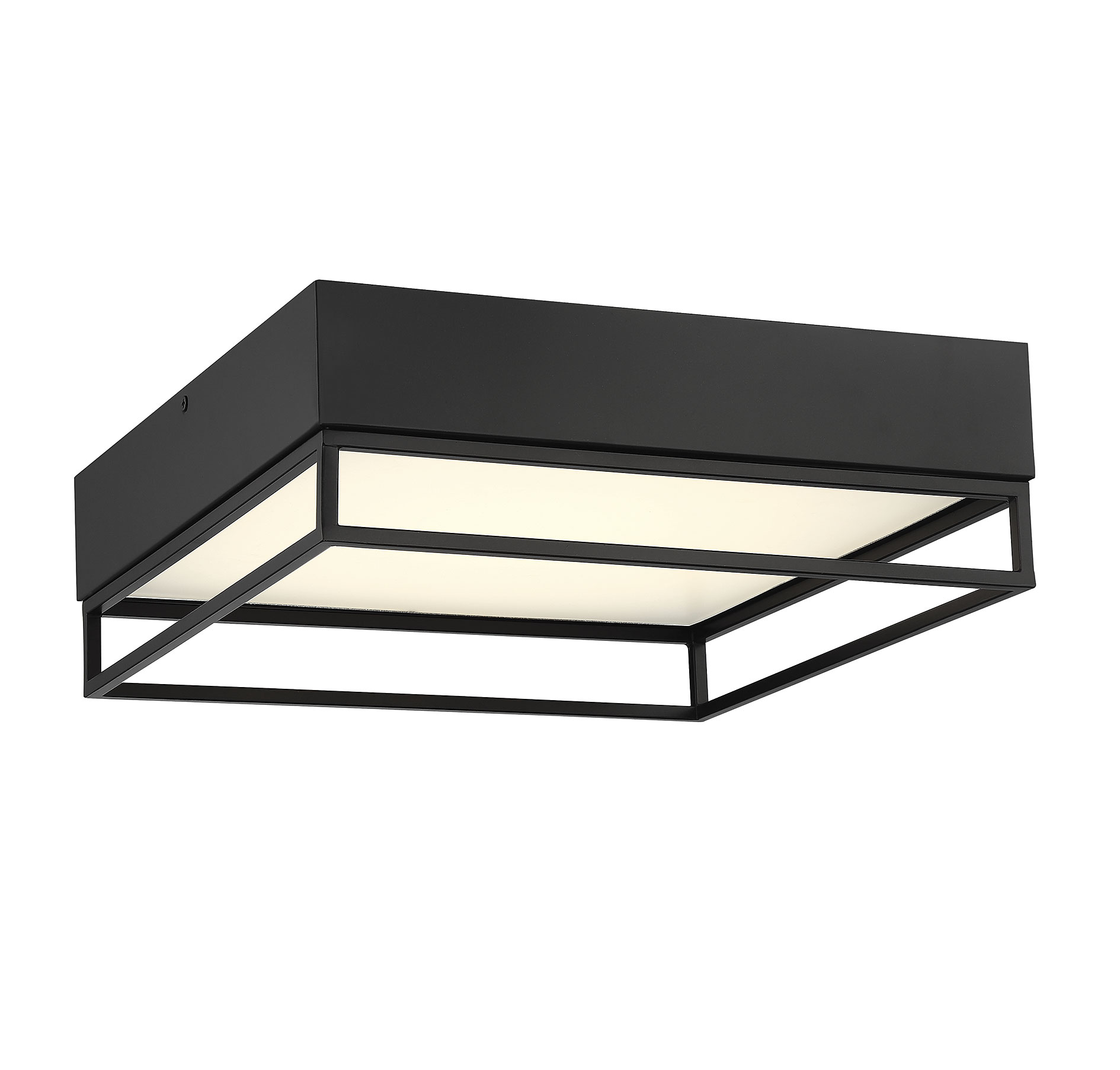 Savoy House Creswell Square LED Ceiling Light in English Bronze