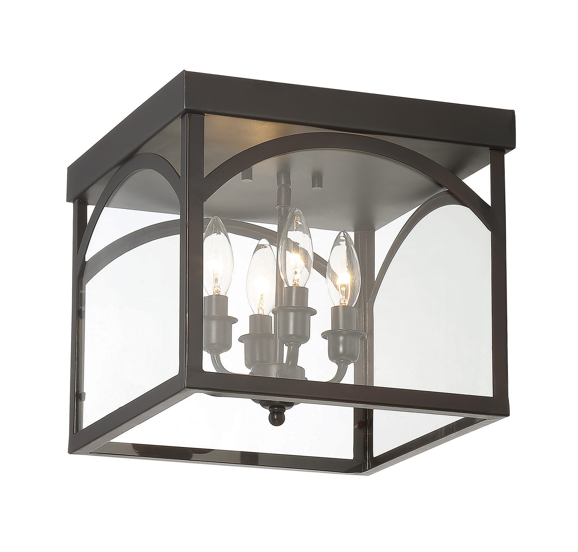 Savoy House Garrett 4-Light Flush Mount in English Bronze